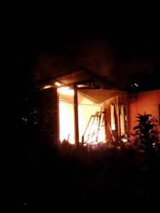 Satu Unit Rumah Warga Gurun Panjang Ludes di Lalap Api