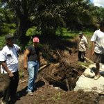 Pengerjaan Pembangunan Dana Desa di Tiga Sepakat Inderapura