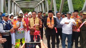 Jembatan Bayang Nyalo Diresmikan, Akses Jalan Bayang-Alahan Panjang Diperlebar
