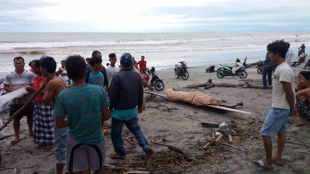 Korban Bagan Nelayan di wilayah Pantai Pasir Ganting yang Temukan Warga