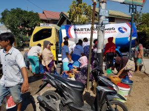 Kampung Jua Kekurangan Air, Perindo Merespon