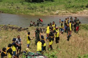 TNI, MASYARAKAT DAN PRAMUKA, GORO TMMD KE 101 NAGARI SIBAKUR