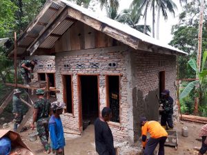 Kodim 0309/Solok Gandeng Baznaz , Program Bedah Rumah