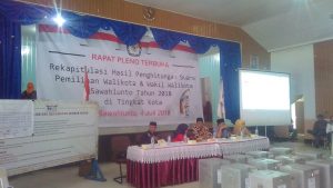 REKAPITULASI SUARA PILWAKO SAWAHLUNTO, DERAZS UNGGULI DUA PASLON LAINNYA