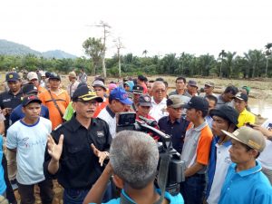 PASCA BANJI, BUPATI SEGERA NORMALISASI BATANG TAPAN 