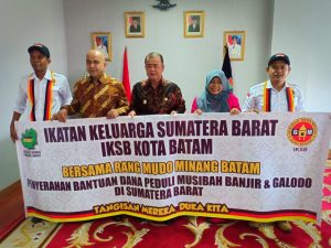 IKSB Batam Bantu Masyarakat Dampak Bencana Sumbar