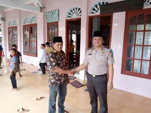 Jum’at Keliling, Polsek Linggo Sari Baganti Datangi Mesjid At Taybah Muara Kandis