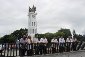 Pemko Matangkan Persiapan Peresmian Pedestrian Taman Jam Gadang