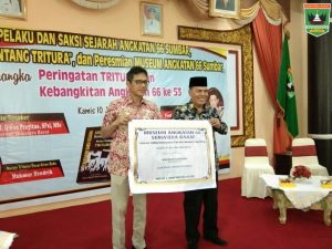 Peringatan Tritura dan Peresmian Musium Angkatan 66 Sumbar