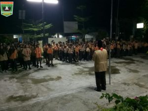 Ketua Kwarda 03 Sumbar, Apel Bersama Gerakan Pramuka di Polsek Sikakap