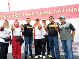 Pemprov Sumbar Apresiasi Gerakan Anti Narkoba Generasi Millenial