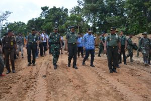 Tim Wasev Sterad Kunjungi Lokasi Pelaksanaan TMMD Mentawai