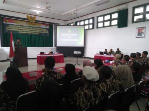 Korem 083/Baladhika Jaya Gelar Komunikasi Sosial Bareng Keluarga Besar Tentara
