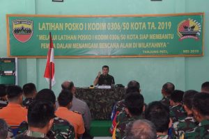 Danrem 032/Wrb Brigjen Kunto Arief Wibowo Buka Latihan Posko I