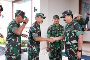 Danrem 083/Baladhika Jaya Dampingi Kunjungan Pejabat Tinggi TNI-Polri