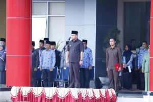 Pemkab Dharmasraya Gelar Upacara Bendera, Peringatan Hari Lahir Pancasila