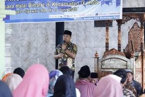 Bupati dan Wabup Dharmasraya Hadiri Undangan Halal Bihalal Masyarakat di Sembilan Koto