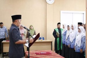 Lantik Pejabat Eselon IV, Wabup Dharmasraya Sampaikan Lima Pesan Kepada ASN