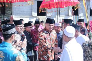 Bupati Dharmasraya Halal Bihalal di Rumah Gadang Tigo Nini Dt. Sinaro