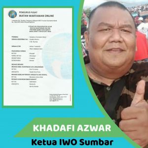 Khadafi Azwar Siap Turun dan Tampil Untuk IWO Sumbar