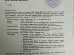 Ada Surat Pemberitahuan FPPG Kepada Kapolresta Padang, Ini Keterangannya !