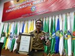 Pessel Mendapat Penghargaan Kabupaten Sehat Kategori Suwastisaba Wistara