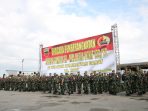 Pangdam I/BB Lepas 450 Prajurit Satgas Pamtas RI-Malaysia Yonif 133/Yudha Sakti