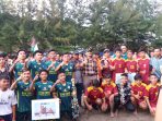 SMAN 1 Tarusan Juara Sepak Bola Pantai di Pesisir Selatan
