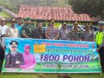 Polres Pessel Tanam 1800 Pohon di Wilayah Hukumnya