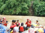 Bupati Sutan Riska Uji Coba Venue Arung Jeram Batang Asam Alahan Nan Tigo