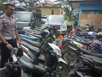 Razia Penertiban, Polres Solsel Puluhan Kendaraan