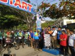 Ribuan Peserta Meriahkan Fun Bike dan Senam 13 Th Padang TV, Dengan Tema Perangi Covid 19
