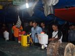 Cegah Corona, Kali Ini Pasar Ibuh Disemprot Disinfektan Di Malam Hari Oleh Pemko Payakumbuh