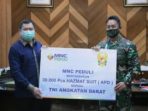 MNC Peduli, Puluhan Ribu APD Diserahkan ke TNI-AD