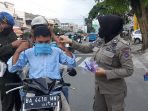 Tim Gabungan Bagi-Bagi Masker, Lokasi Keramaian Ditertibkan