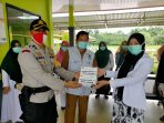 Wakapolres Simeulue Berikan Bantuan Masker Ke Puskesmas