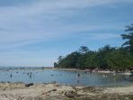 Pantai Ujung Bala Desa Pulau Bengkalak Menjadi Tempat Wisata Favorit Masyarakat.
