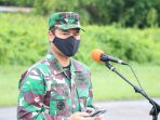 Danlanud SUT “Ikuti Protokol Kesehatan Dengan Selalu Memakai Masker”