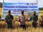 KAPOLDA ACEH BERSAMA PANGDAM IM HADIRI VICON LOUNCHING KAMPUNG TANGGUH DAN PROGRAM KETAHANAN PANGAN DI BENER MERIAH