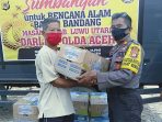 Kapolda Aceh Kirim Bantuan 200 Dus Air Mineral Untuk Korban Banjir Bandang Luwut Utara, Sulawesi Selatan