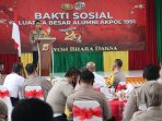 AKPOL ANGKATAN 91 DI POLDA ACEH GELAR BAKSOS DALAM RANGKA PENGABDIAN 29 TAHUN