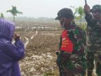 DANDIM 0115/SIMEULUE TINJAU KEMBALI LOKASI OLAH LAHAN DAN TANAM PADI 1000 HEKTAR DI NASREUHE