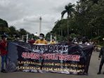 Puluhan Pemuda Papua Gelar Unjuk Rasa di Kawasan Monas 