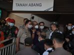 Gubernur Anies dan Dirut Sarana Jaya Tinjau Langsung Pelaksanaan Prokes di Tanah Abang