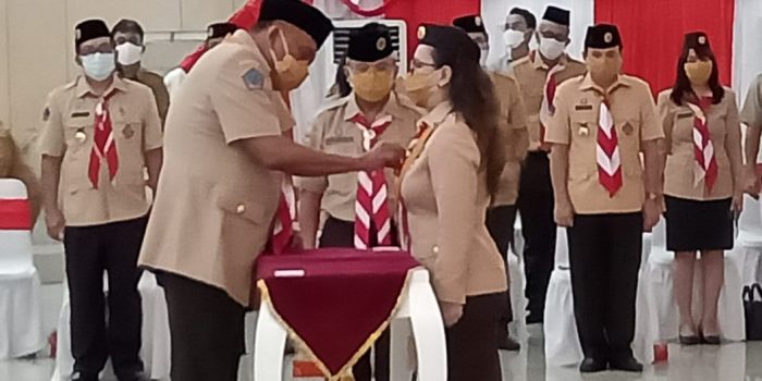 Gubernur OD Lantik Ketua Kwarda Sulut Vanda Sarundajang