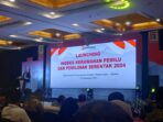 Bawaslu Sumbar Hadir Pada Peluncuran Indeks Kerawanan Pemilu 2024