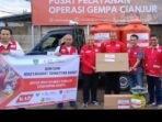 PMI Sumbar Salurkan Bantuan Masyarakat Sumatera Barat Korban Gempa di Cianjur 