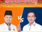 Head to Head Cawawako Padang, H Ekos Albar Paling Berpeluang