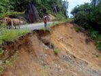 Pinggir Jalan Pendakian Batu Mundam Terban, Warga Sungai Nyalo Mandeh Terancam Terisolasi