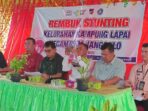 Gelar Rembuk Stunting, Kelurahan Kampung Lapai Targetkan Bebas Balita Gizi Buruk